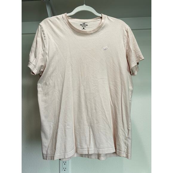 Hollister Other - Hollister 100% Cotton Men's T-Shirt Blush Pink Size Large Causal Crew Neck